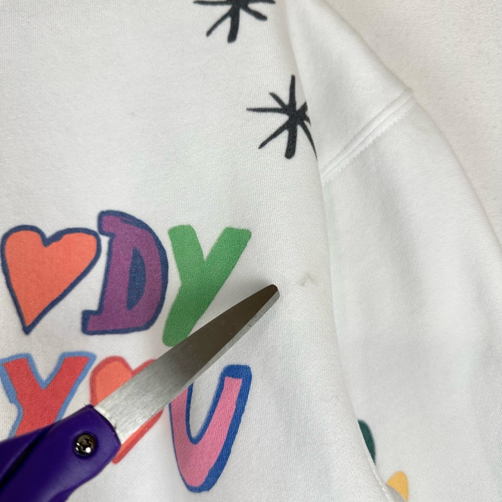 The Mayfair Group Somebody Loves You Graphics Crewneck Sweatshirt - Picture 9 of 14